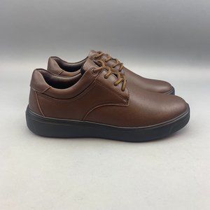 OrthoComfoot Mens Comfortable Walking Oxford Dress Shoes US Size 9.5 (EU 43)